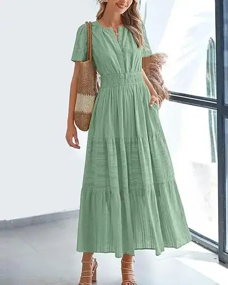 Short-Sleeve Dress           .