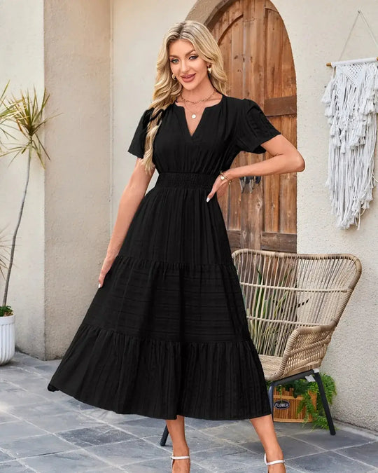 Short-Sleeve Dress           .