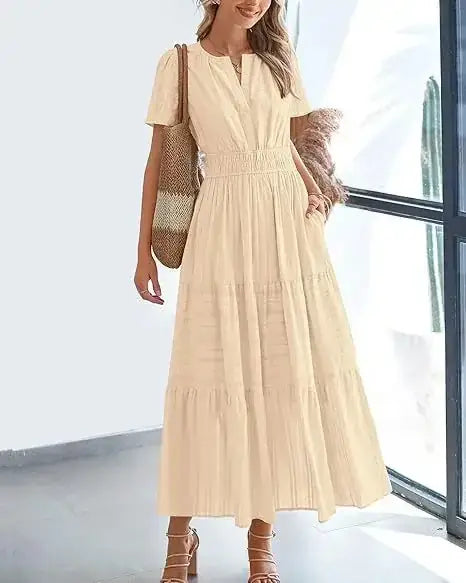 Short-Sleeve Dress           .
