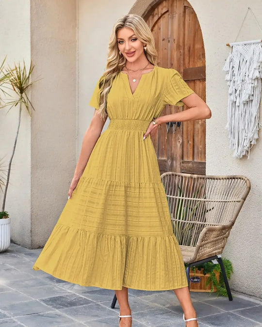 Short-Sleeve Dress           .