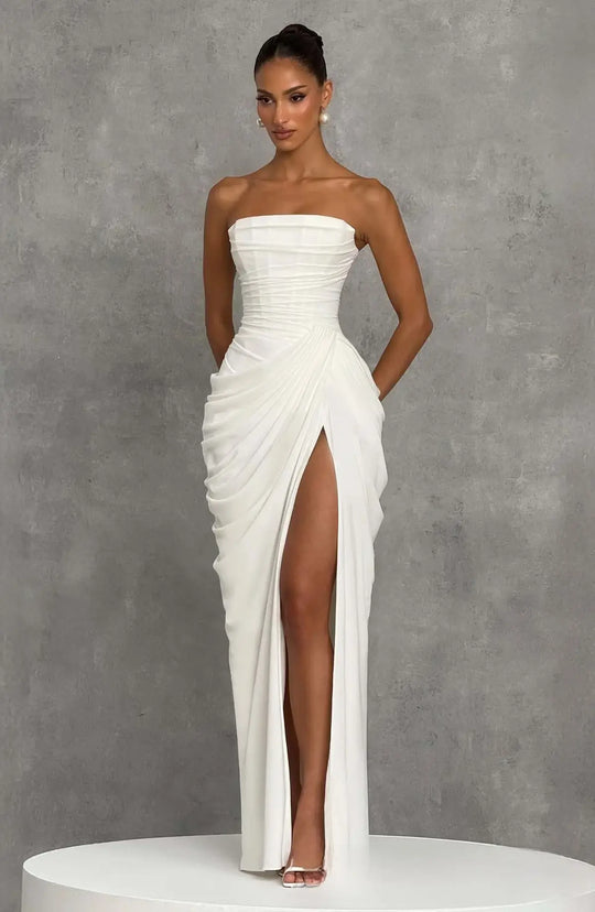 Elegant One Shoulder Evening Gown