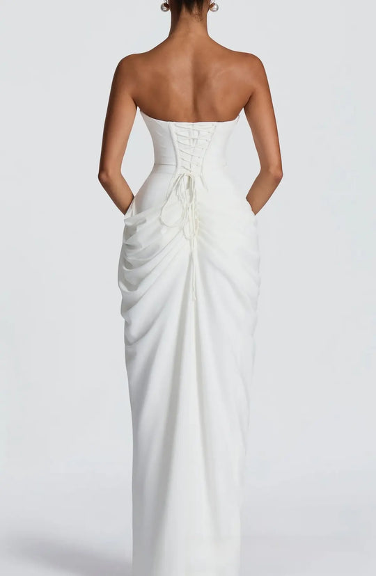 Elegant One Shoulder Evening Gown