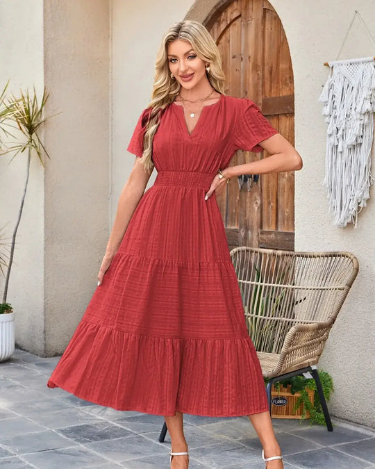 Short-Sleeve Dress           .