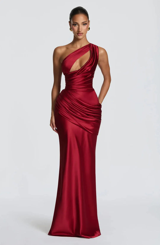 Elegant Mermaid Evening Dress .