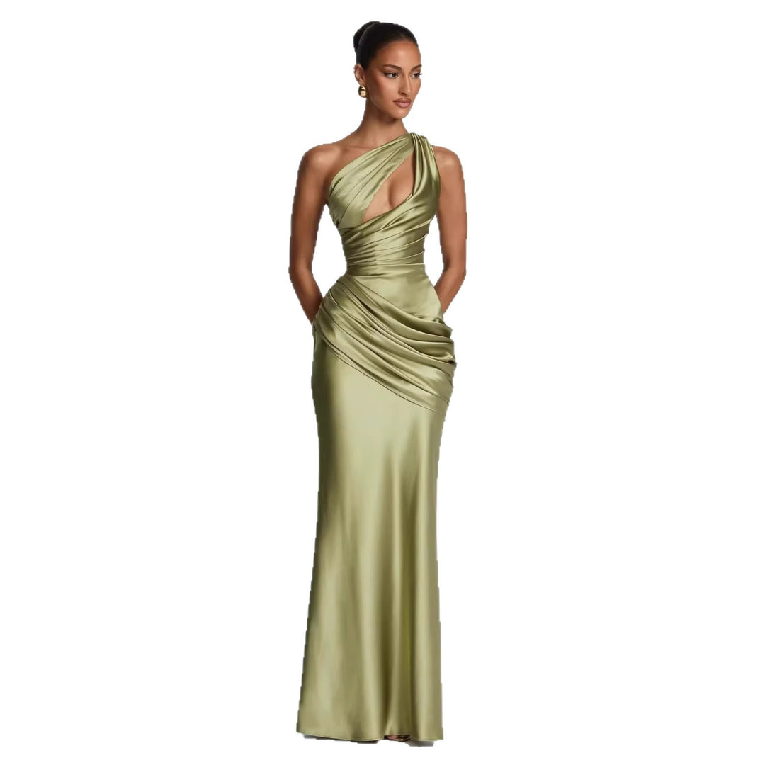 Elegant Mermaid Evening Dress .